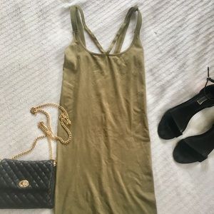 Free People Intimately Green Slipdress